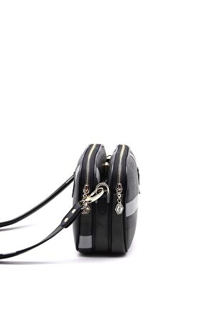 Silver Polo  Kadın  745-35240 SILVER POLO ÇAPRAZ ÇANTA MK129 SİYAH-MAT SİYAH