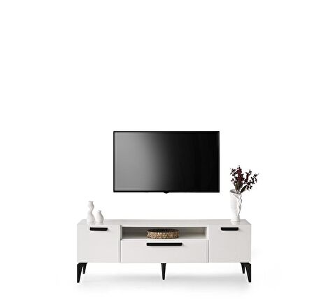 Mercan MDF Modern Çekmeceli Tv Sehpası 160cm