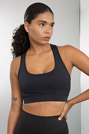 DeFactoFit Bisiklet Yaka Bra C9748AX24AUBK81
