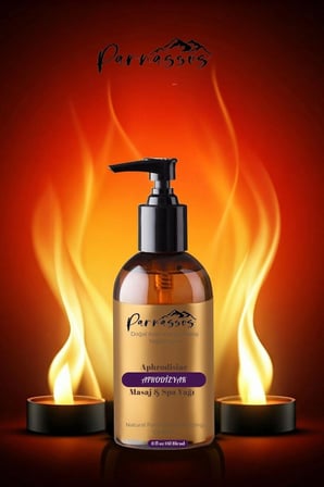 Parnassos Afrodizyak Masaj Yağı 150 ML – Baştan Çıkaran Aroma, Romantik Atmosfer ve İpeksi Dokunuş