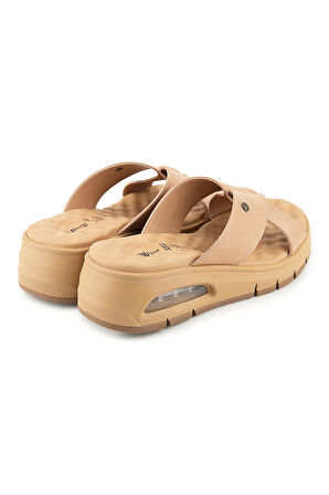 Muya Kihi Anatomik Air Max Tabanlı Topuk Dikeni  Kadın Terlik