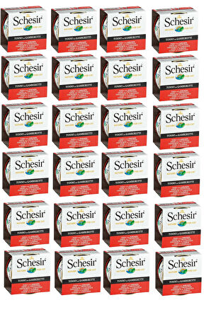 Schesir Ton ve Karides Kedi Konservesi 85 Gr. X 24 Adet