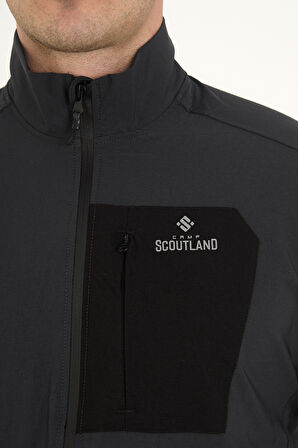 Camp255 Outdoor Tactical Su İticili Erkek Fermuarlı Taktik Sweatshirt