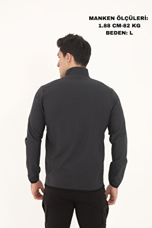 Camp255 Outdoor Tactical Su İticili Erkek Fermuarlı Taktik Sweatshirt