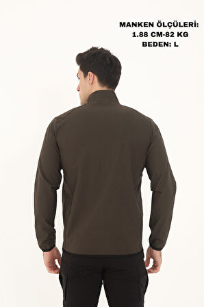 Camp255 Outdoor Tactical Su İticili Erkek Fermuarlı Taktik Sweatshirt