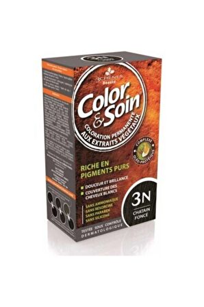 Organik Saç Boyası Color&soin 3n Chatain Fonce Koyu Kestane