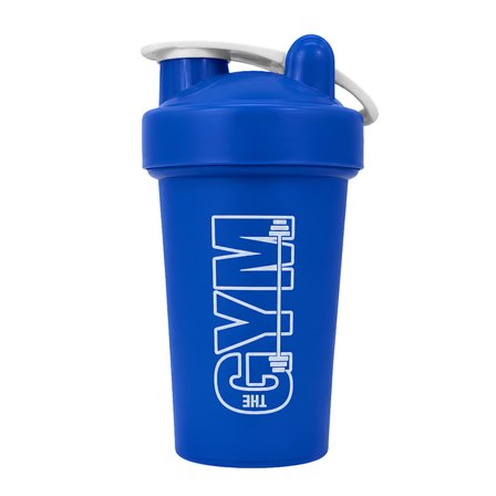 Gym Shaker 550 ML Ölçekli ve Sızdırmaz Kapaklı Protein Shaker 2'li Set (Turuncu+Mavi)