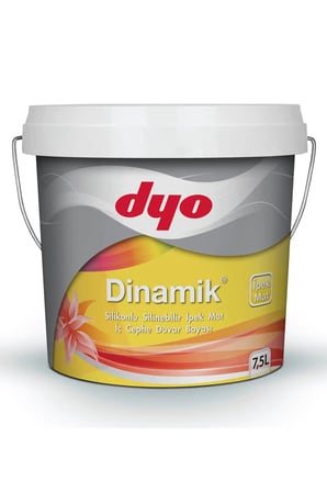 Dinamik Silikonlu Silinebilir Ipek Mat Iç Cephe Duvar Boyası