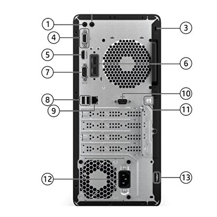 HP PRO 290 G9 İNTEL CORE İ7 12700 64gb 256GB SSD 23.8 Mon 4GB T400 Windows11Pro MasaÜstü Bilgisayar U6D3A3EAM29