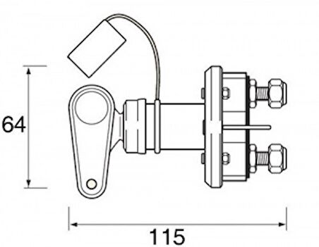 Quick S20NG devre kesici. 12/24V UNI EN 28846