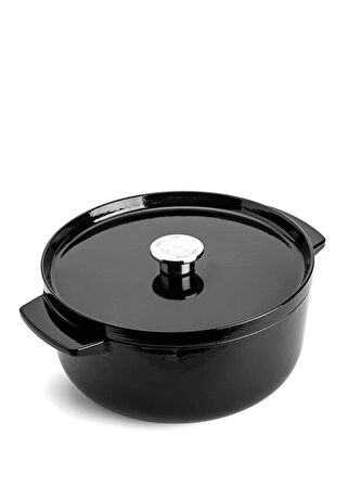 Kitchenaid Siyah Döküm Demir Tencere 26 cm