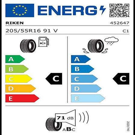 Riken 205/55 R16 91V Road Performance Oto Yaz Lastiği (Üretim Tarihi:2025) 