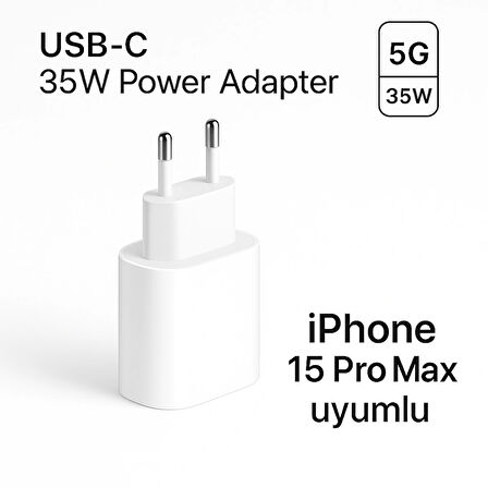 İPhone 15 Pro Max Uyumlu 35W Şar Adaptörü