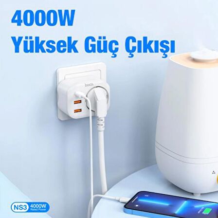 Coofbe Type-C Hızlı Şarj Aleti Beyaz