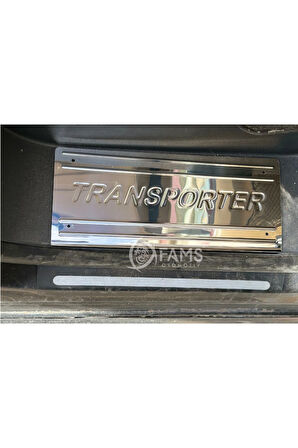 VW T5 Transporter Krom İç Kapı Eşiği 3 Parça 2003-2015 Paslanmaz Çelik