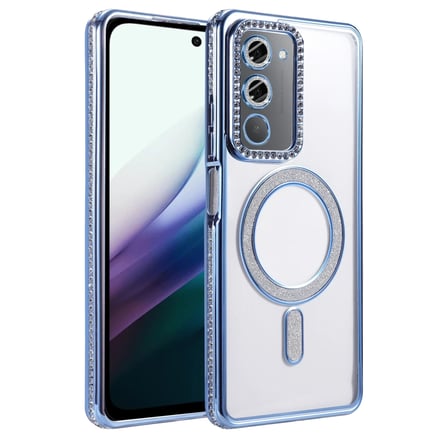 Xiaomi Redmi 15 4G Joke Simli Magneticsafe Kılıf - Mavi