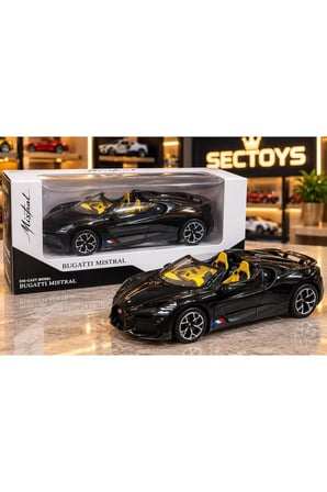 1:24 Ölçek Bugatti Mıstral Diecast Model Araba Açılan Kapılar Bugatti Spor Model Araba
