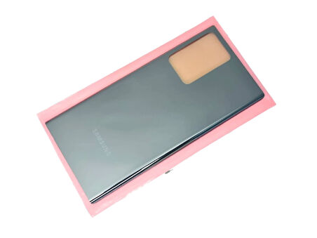 Tkgz Samsung Galaxy Note 20 ULTRA Arka Pil Batarya Kapağı (CAM+B-7000) SİYAH