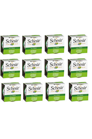 Schesir Tavuk Fileto Kedi Konservesi 85 Gr. X 12 Adet