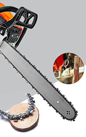 Moonshop  Benzinli Testere  58cc Ağaç Odun Dal Kesme Makinesi Motorlu Testere Yeni Nesil Motor 38 Di
