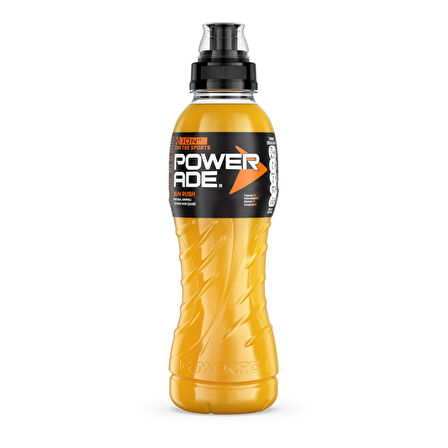 Powerade Sun Rush 500 Ml Portakallı Spor İçeceği x 6 Adet