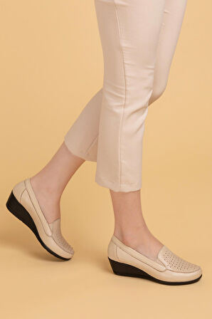 Gondol Hakiki Deri Ortopedik Taban Ayakkabı   vdt.2606