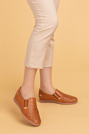 Gondol Hakiki Deri Ortopedik Taban Günlük Ayakkabı   esfa.152y