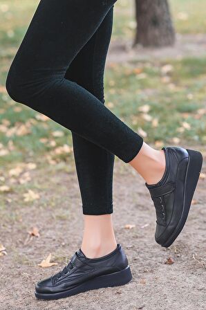 Artı-Artı-7475-K15 Hakiki Deri Kadın Ortopedik Ayakkabı