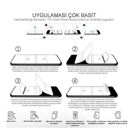 Samsung Galaxy Z FOLD 6 ÖN - TİKNAL - Nano Ekran Koruyucu Ultra İNCE Esnek Hd Şeffaf