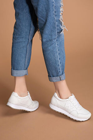 Gondol Içi Dışı Hakiki Deri Anatomik Taban Spor Ayakkabı flf.444