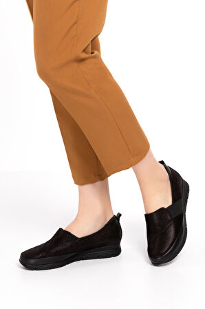 Gondol Kadın Hakiki Deri Anatomik Yumuşak Taban Günlük Ayakkabı pyt.1205