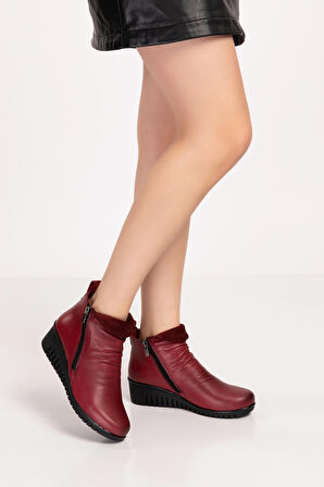 Gondol Kadın Hakiki Deri Kaymaz Dolgu Topuk Taban esfa.2003