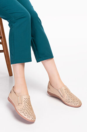 Gondol Hakiki Deri Ortopedik Taban Günlük Ayakkabı   esfa.152y