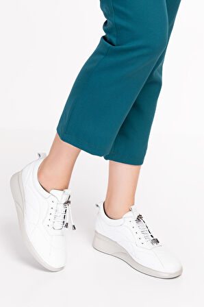 Gondol Hakiki Deri Anatomik Taban Rahat Lastik Bağcıklı Ayakkabı ndr.5506