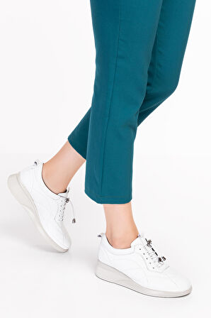 Gondol Hakiki Deri Anatomik Taban Rahat Lastik Bağcıklı Ayakkabı ndr.5506