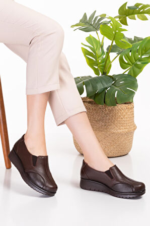 Gondol Hakiki Deri Kadın Kemik Çıkıntısına Özel Ayakkabı elnr.5778