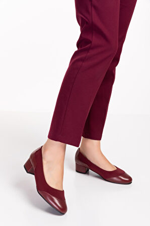 Gondol Hakiki Deri Kısa Topuk Rahat Ayakkabı vdt.39