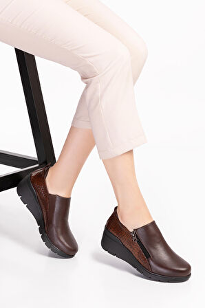 Gondol Hakiki Deri Anatomik Taban Rahat Ayakkabı esfa.4055