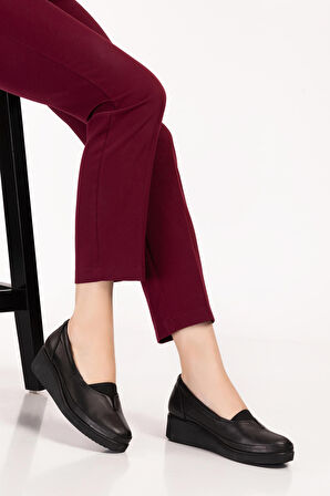 Gondol İçi Dışı Hakiki Deri Yumuşak Dokulu Günlük Ayakkabı ndr.101