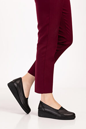 Gondol İçi Dışı Hakiki Deri Yumuşak Dokulu Günlük Ayakkabı ndr.101