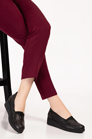 Gondol İçi Dışı Hakiki Deri Yumuşak Dokulu Günlük Ayakkabı ndr.101