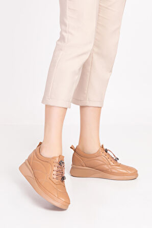 Gondol Hakiki Deri Anatomik Taban Rahat Lastik Bağcıklı Ayakkabı ndr.5506