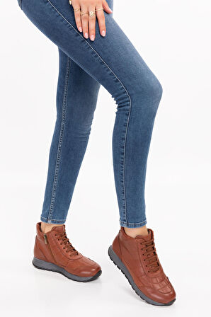 Gondol Içi Dışı Hakiki Deri Anatomik Taban Spor Ayakkabı gndl.616