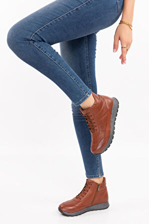 Gondol Içi Dışı Hakiki Deri Anatomik Taban Spor Ayakkabı gndl.616