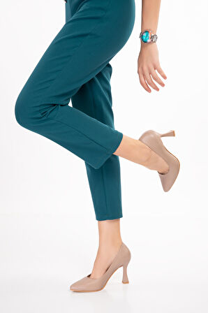 Gondol Kadın Hakiki Deri Stiletto Ayakkabı şhn.861