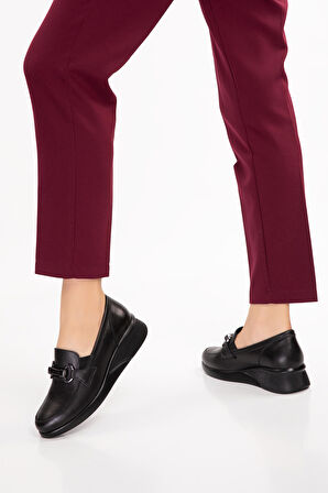 Gondol Hakiki Deri Anatomik Taban Rahat  Ayakkabı elnr.5831