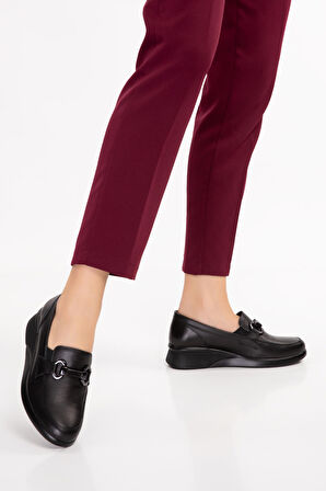 Gondol Hakiki Deri Anatomik Taban Rahat  Ayakkabı elnr.5831