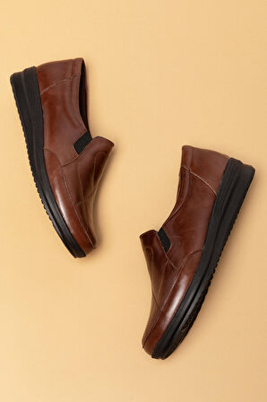 Gondol Kadın Hakiki Deri Anatomik Yumuşak Taban Günlük Ayakkabı pyt.1213