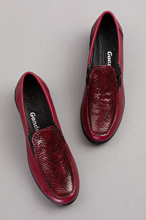 Gondol Hakiki Deri Dolgu Taban Rahat Günlük Ayakkabı esfa.4002