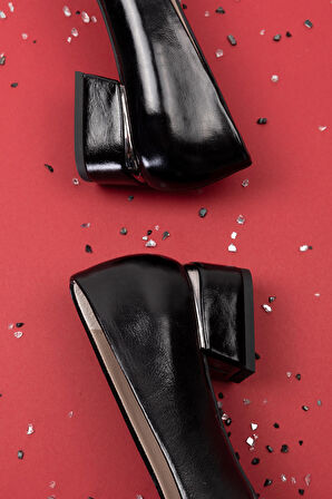 Gondol Hakiki Deri Kısa Topuklu Ayakkabı  vdt.07